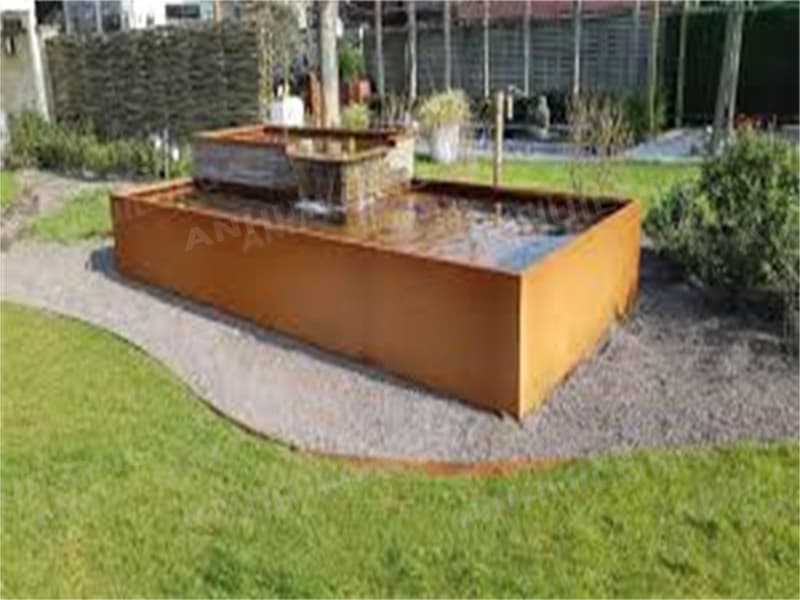 <h3>MC2 Fountain Corten Steel | Wall Fountain with Weathered </h3>
